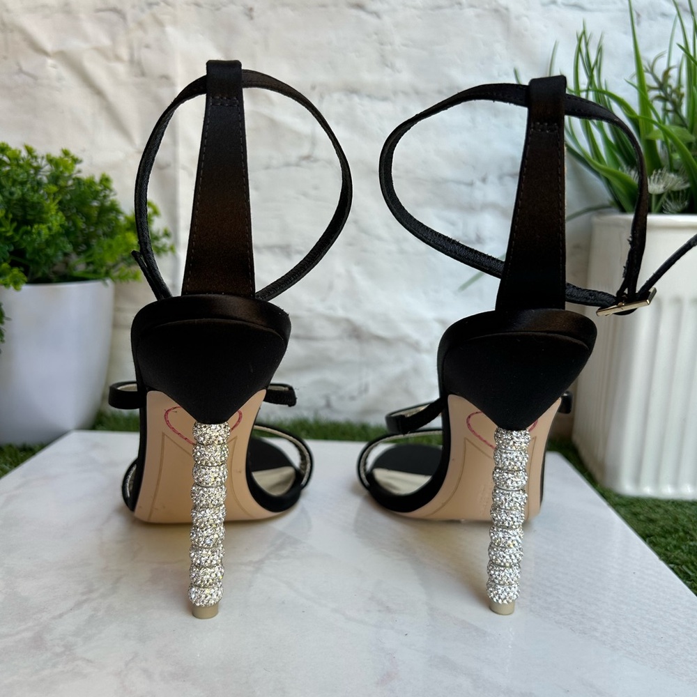 SOPHIA WEBSTER
Women's Rosalind
Crystal Triple Strap Heeled Sandals -
Black 7.5 - Picture 11 of 16